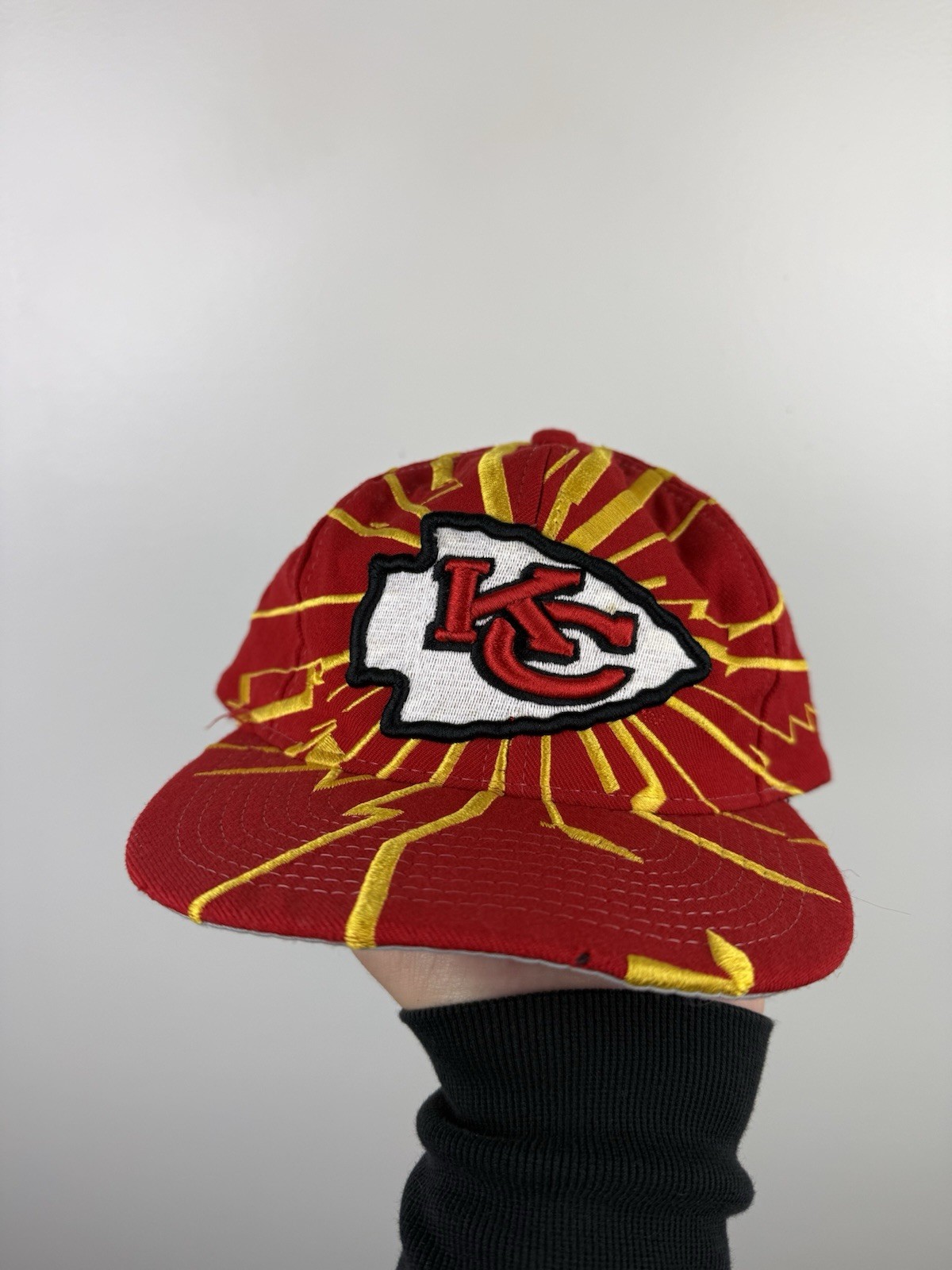 Vintage Starter Kansas City Chiefs Shockwave Shatter Snapback Hat