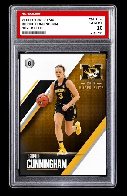 2018 Sophie Cunningham Future Stars Rookie Card #SE-SC3 Super Elite Graded 10