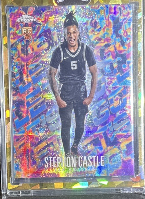 2024-25 Topps Chrome - Let\'s Go Stephon Castle #LG-13 (RC)