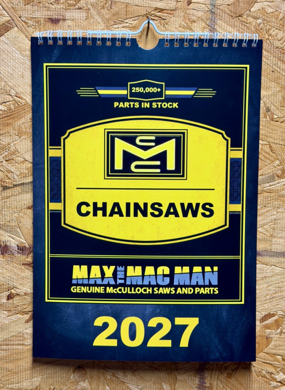 McCulloch 2027 Calendar Custom Made for McCulloch Chainsaw Enthusiasts (B Cals) McCulloch 2027 Calendar Custom Made for McCulloch Chainsaw Enthusiasts (B Cals)