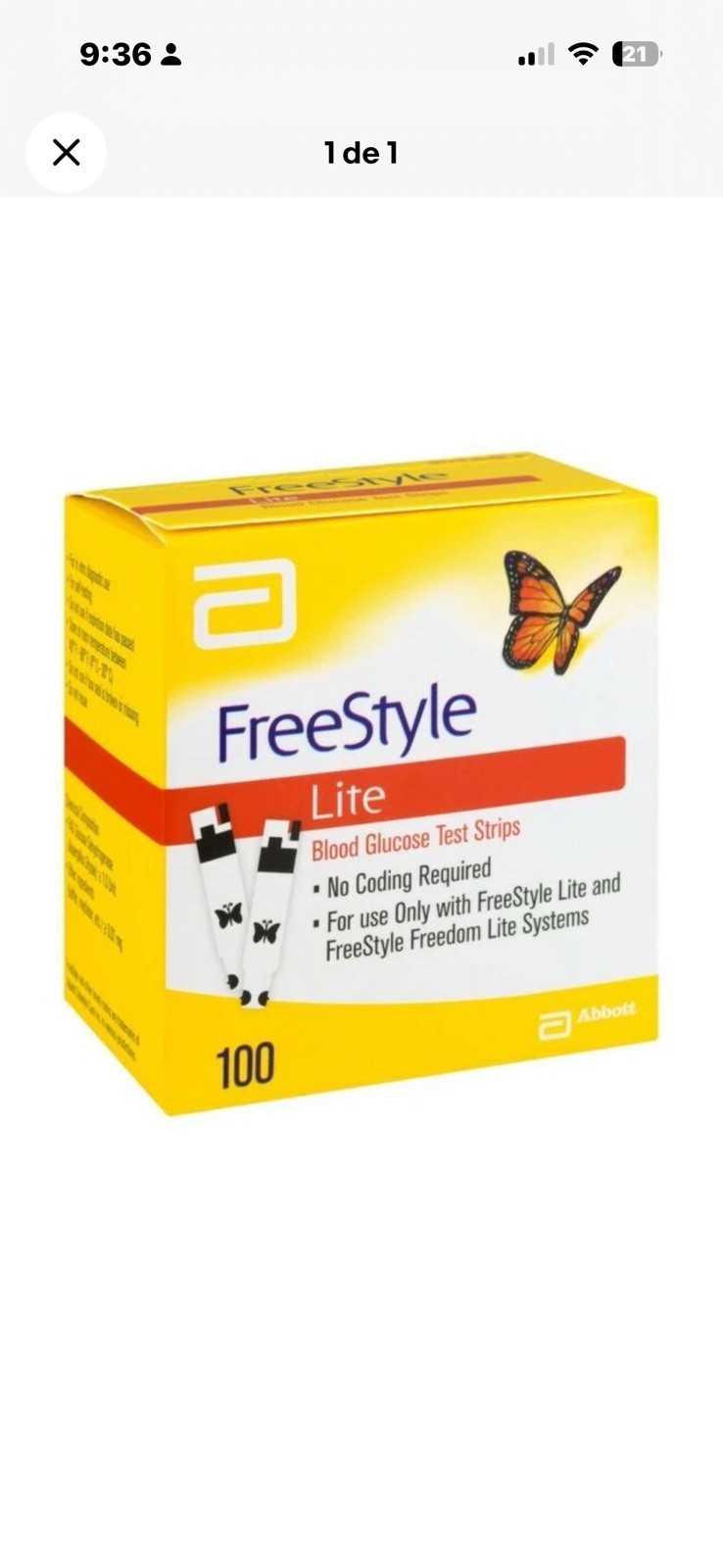 FreeStyle Lite Blood Glucose Diabetic Test Strips 100 CT. Expires 02/2028 + FreeStyle Lite Blood Glucose Diabetic Test Strips 100 CT. Expires 02/2028 +