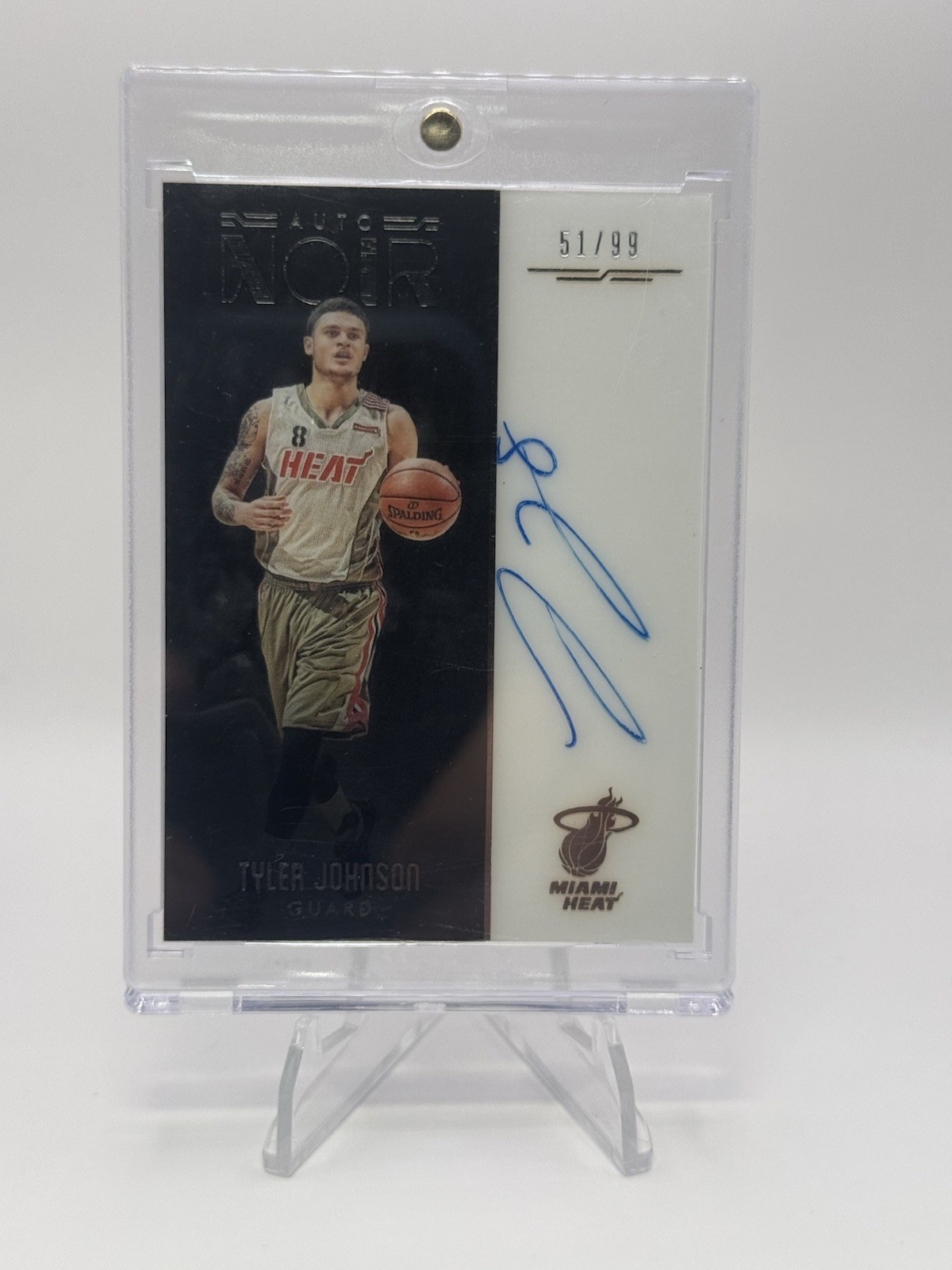 2016-17 Panini Noir - Auto Noir Color Tyler Johnson #30 /99 (AU) 2016-17 Panini Noir - Auto Noir Color Tyler Johnson #30 /99 (AU)
