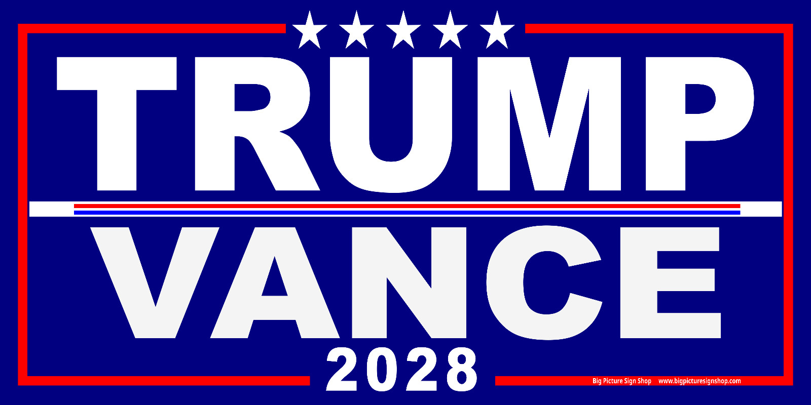 TRUMP VANCE 2028 - HUGE & VERY LARGE - Banners - Reinforced - USA MADE - QUALITY