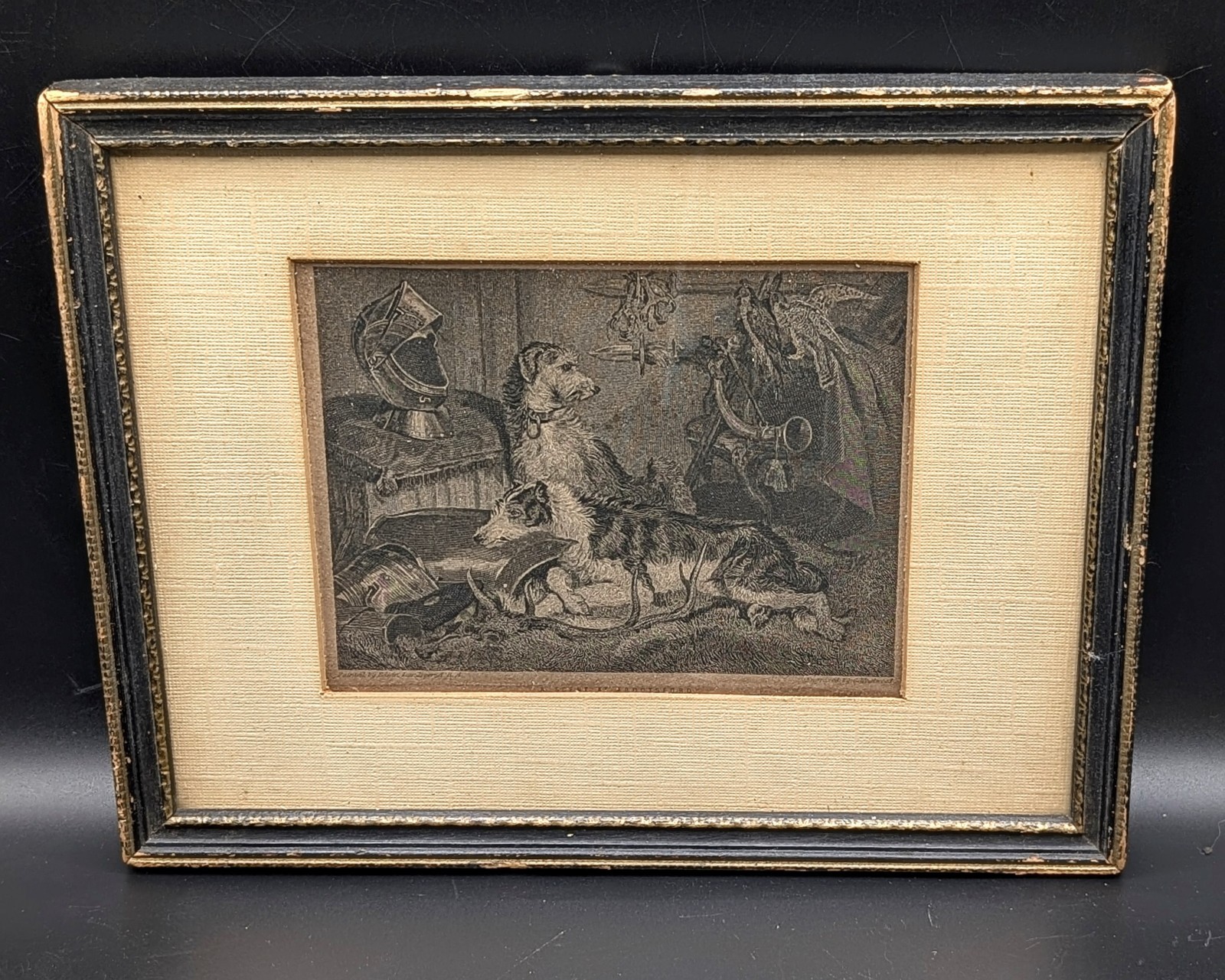 Antique 1853 Framed Steel Engraving 
