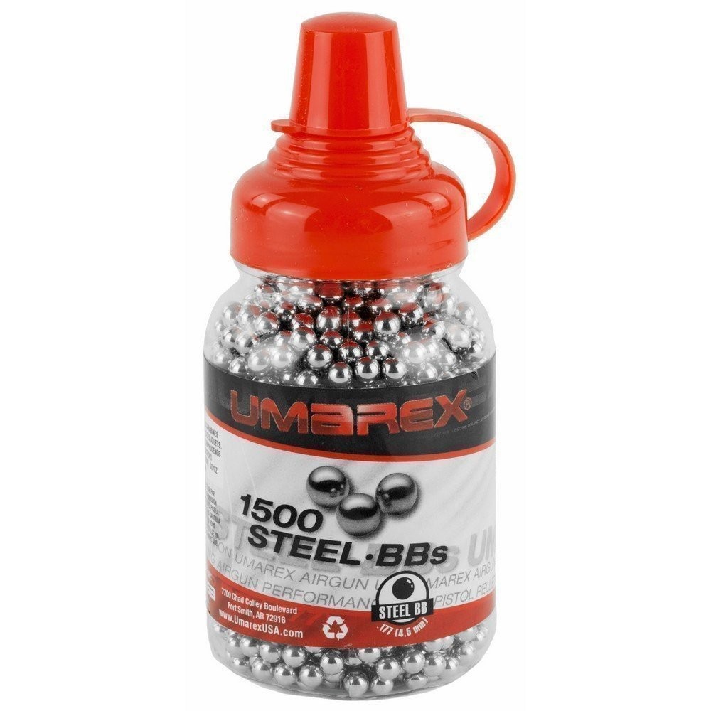 Umarex Precision Steel BBs For Airguns .177 Caliber 1500 Per Bottle - 2252549