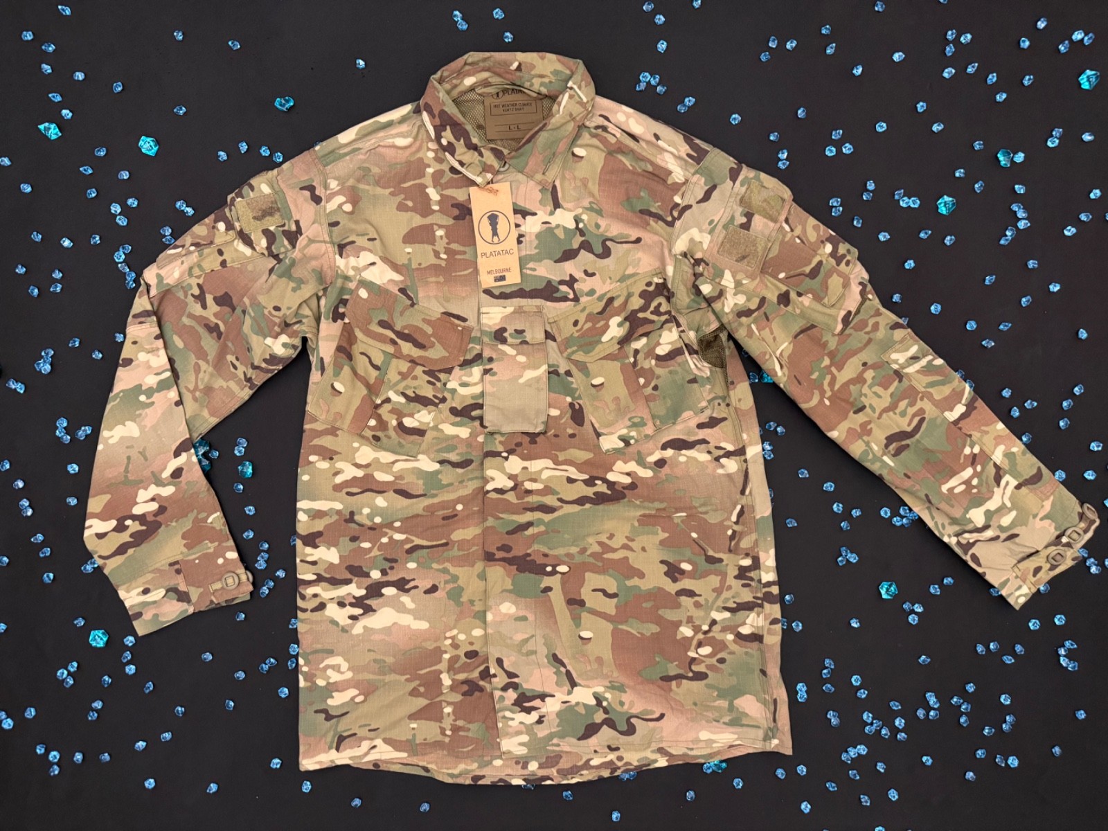 Platatac Jungle Kurtz Shirt Hot Weather Climate multicam large long - devgru sas Platatac Jungle Kurtz Shirt Hot Weather Climate multicam large long - devgru sas