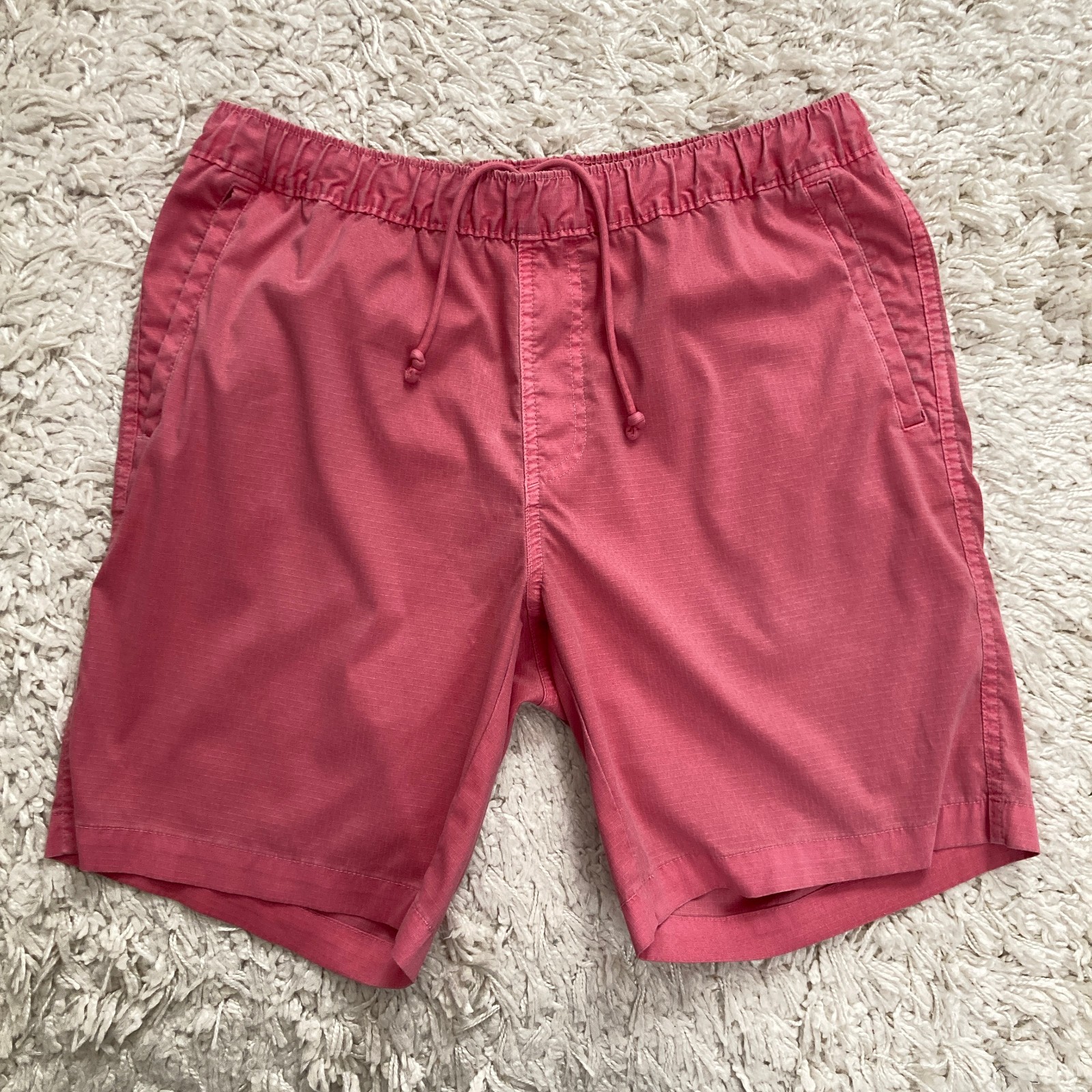 Peter Millar Crown Dock Shorts Mens Medium Ripstop Elastic Waist 8” Inseam Peter Millar Crown Dock Shorts Mens Medium Ripstop Elastic Waist 8” Inseam