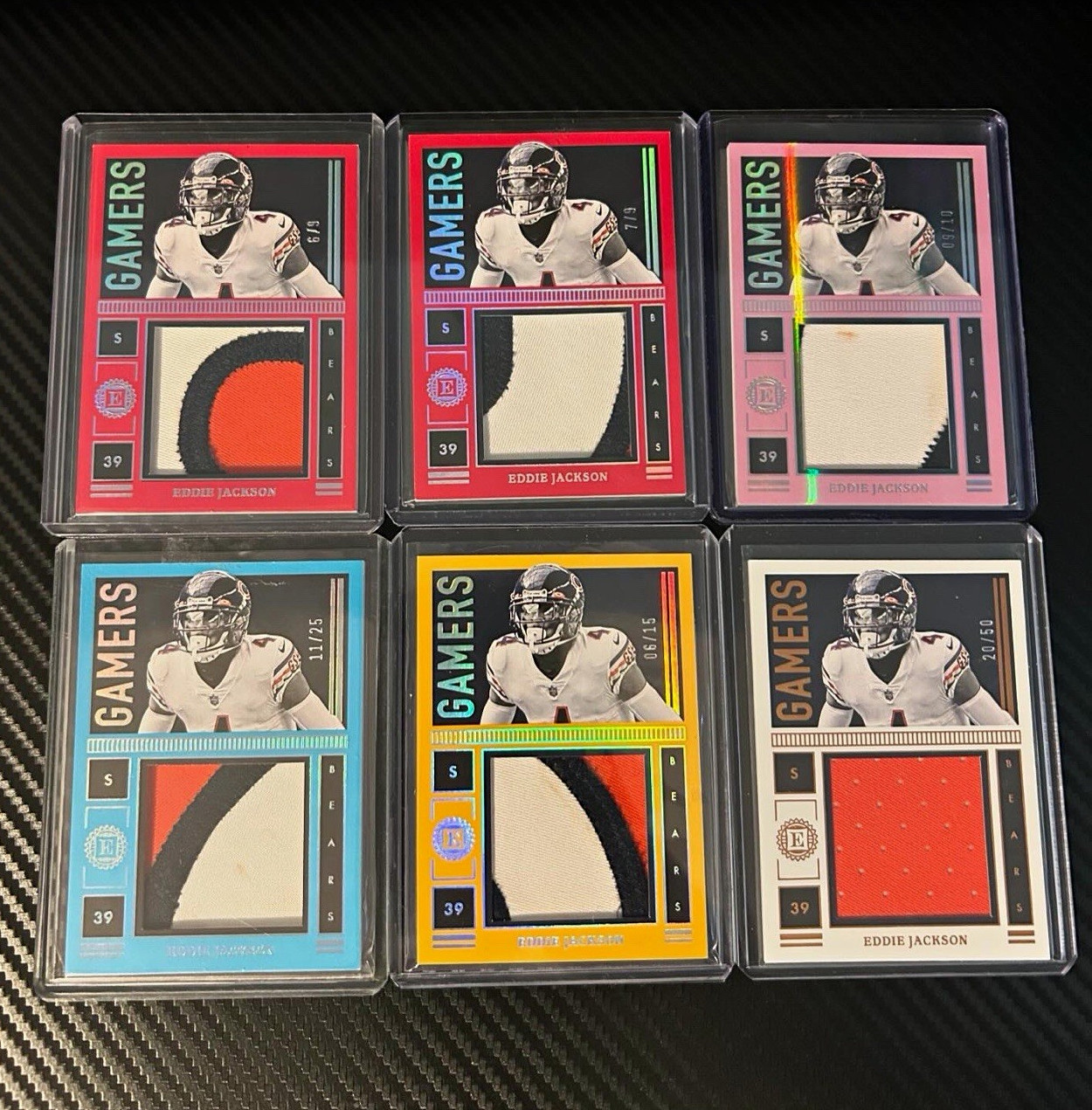 Panini 2022 Encased Gamers Eddie Jackson Bears Patch Memorabilia Lot 6 GJJ-7 Panini 2022 Encased Gamers Eddie Jackson Bears Patch Memorabilia Lot 6 GJJ-7