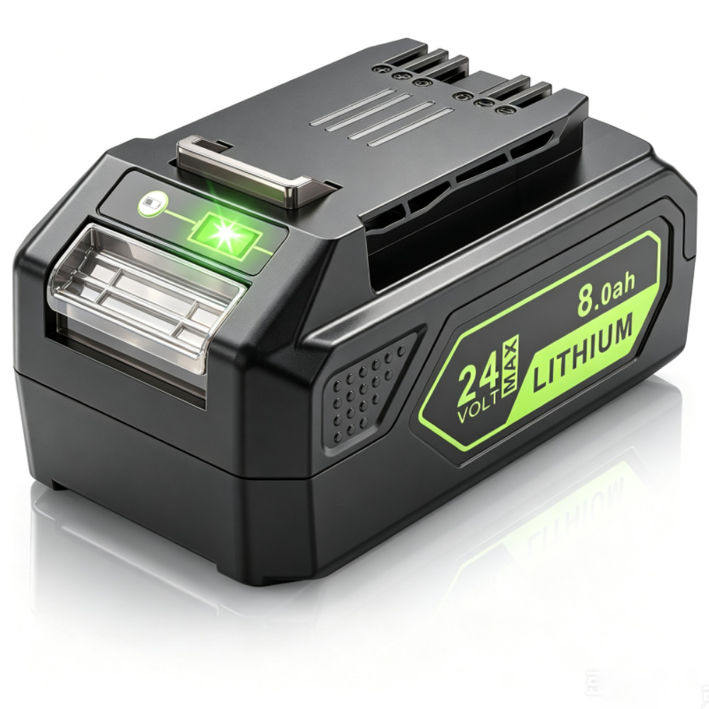 1-2X 24V 8.0Ah Lithium-ion Battery For Greenworks G-24 24Volt 29852 29842 29322