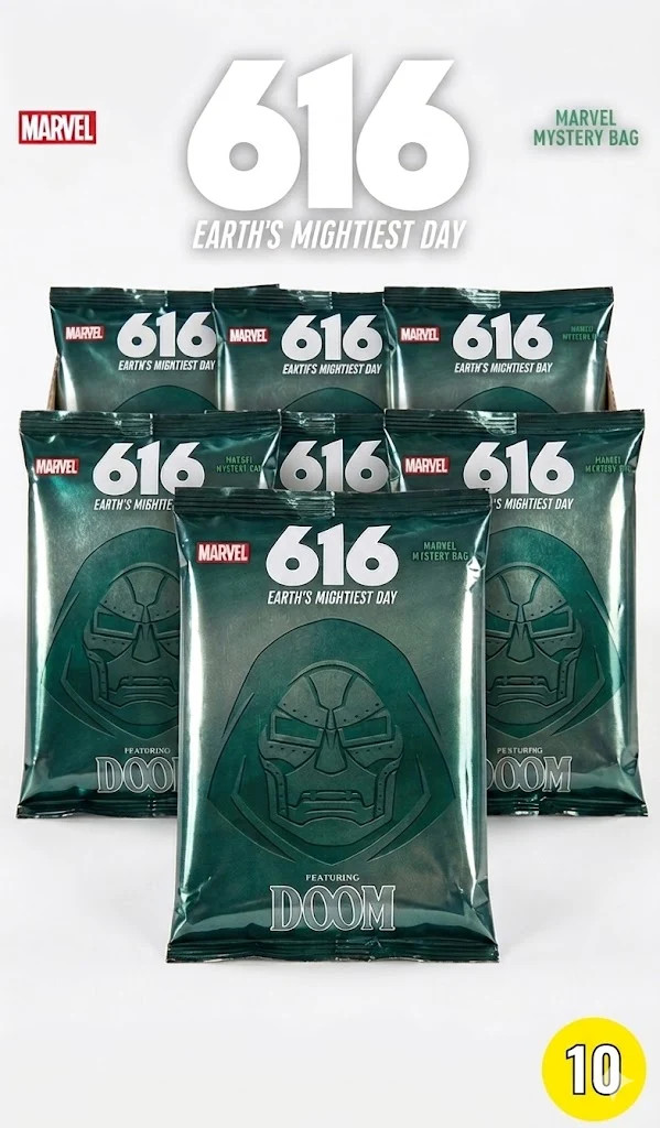 616 Day Marvel Mystery Bag Featuring Doom: #1 [X 10 Blind Bag] 2026