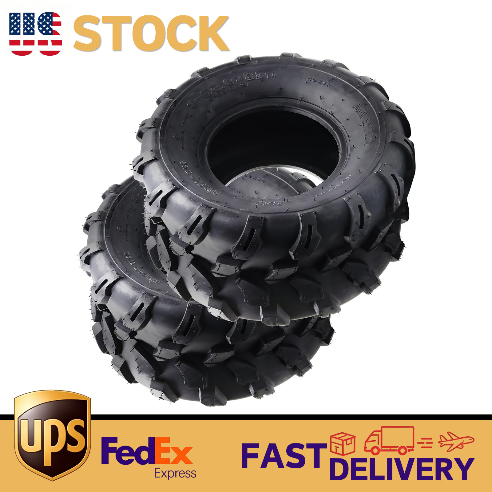 2 Pack 18x9.50-8 Lawn Mower Tires 4 Ply 18x9.5x8 Heavy Duty Turf Tyre 2 Pack 18x9.50-8 Lawn Mower Tires 4 Ply 18x9.5x8 Heavy Duty Turf Tyre