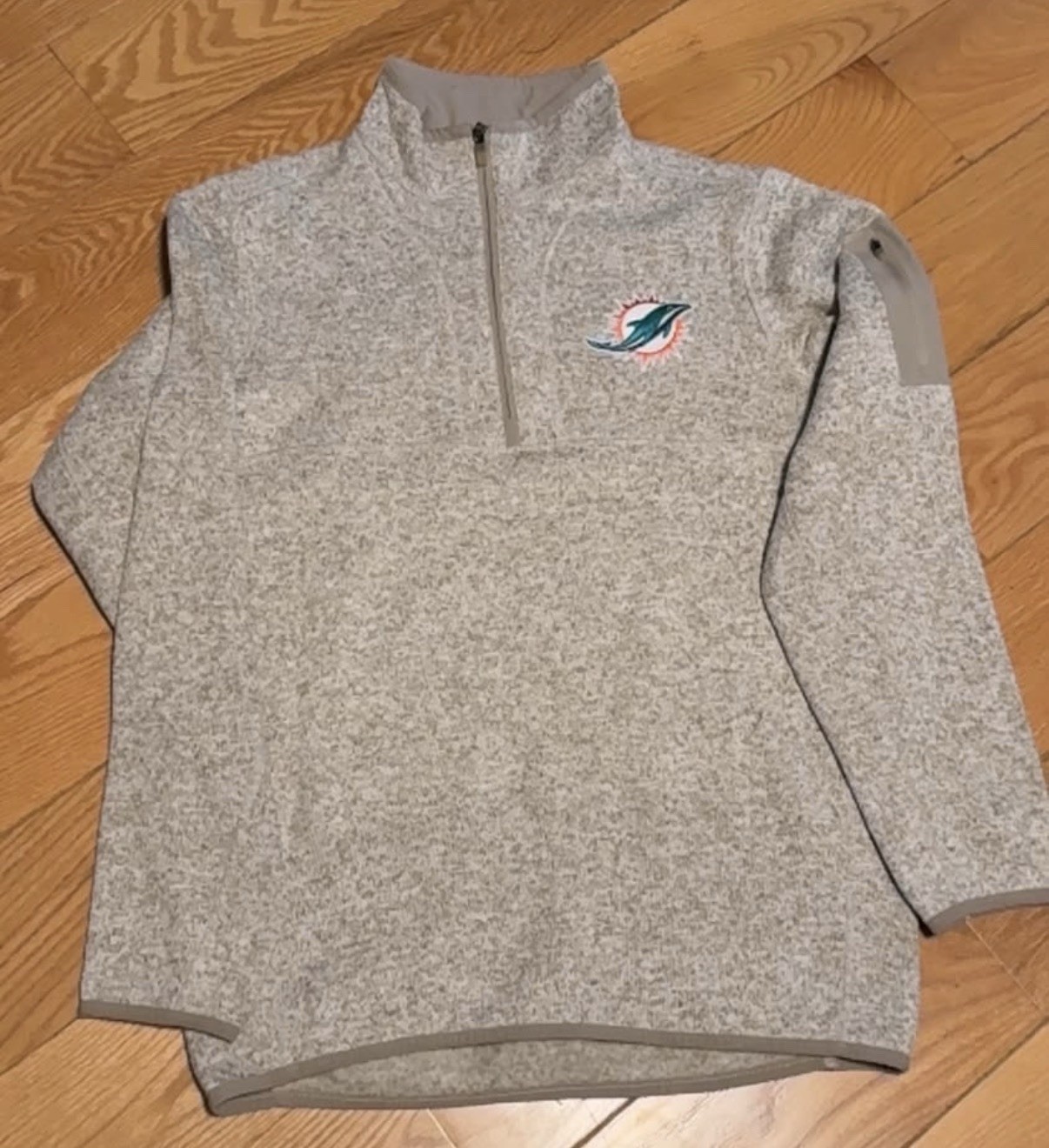 Miami Dolphins Quarter Zip Pull Over Miami Dolphins Quarter Zip Pull Over
