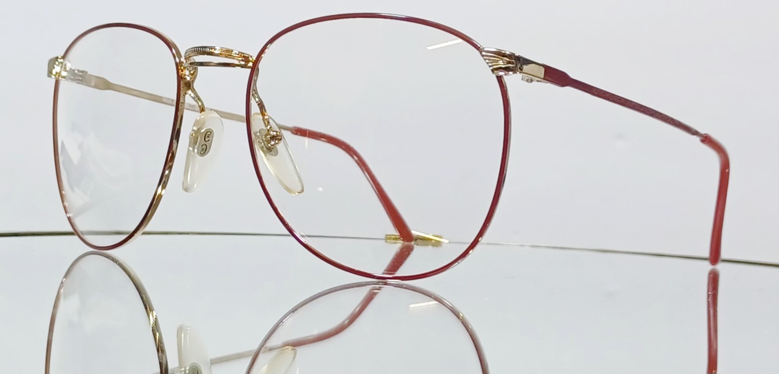 Vintage CERRUTI 1881 MOD. 855  Eyeglasses MARRON New Metal 55-19-140 Italy