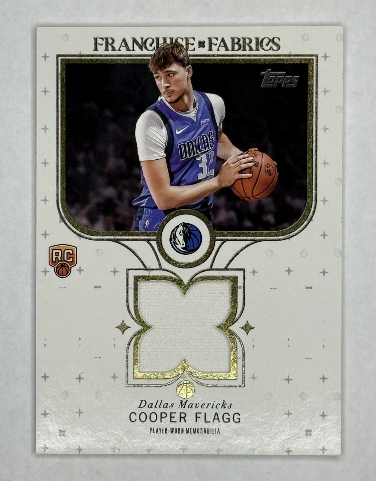 2025-26 Topps - Franchise Fabrics Cooper Flagg #FF-CF Rookie RC 2025-26 Topps - Franchise Fabrics Cooper Flagg #FF-CF Rookie RC