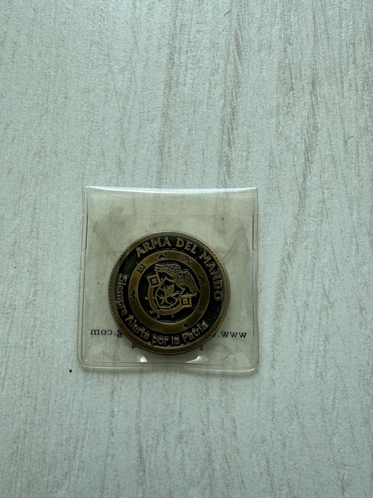Guatemala Army Signal Corps Challenge Coin - Comunicaciones Arma del Mando Token
