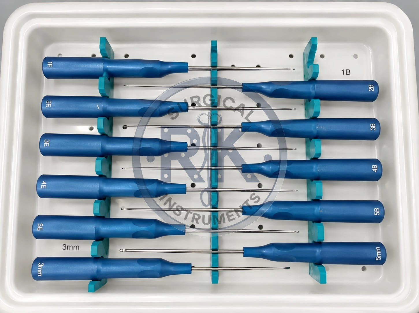 Set of 11 Codman MicroSect Curettes MIS Spine Curettes Cervical Neuro Orthopedic