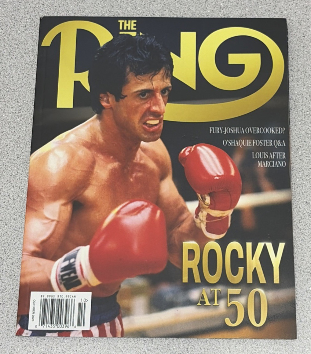 The Ring Magazine - Rocky at 50 - special edition - October 2026 - with poster The Ring Magazine - Rocky at 50 - special edition - October 2026 - with poster