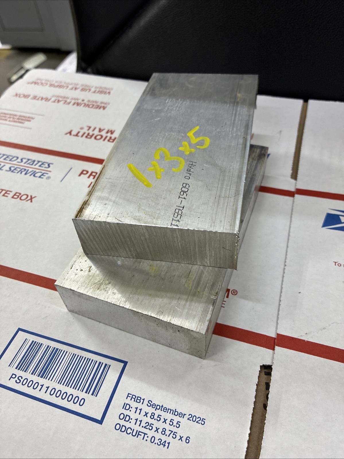 Aluminum Bar Stock 2pcs 1x3 X 5 Inch Long Aluminum Bar Stock 2pcs 1x3 X 5 Inch Long