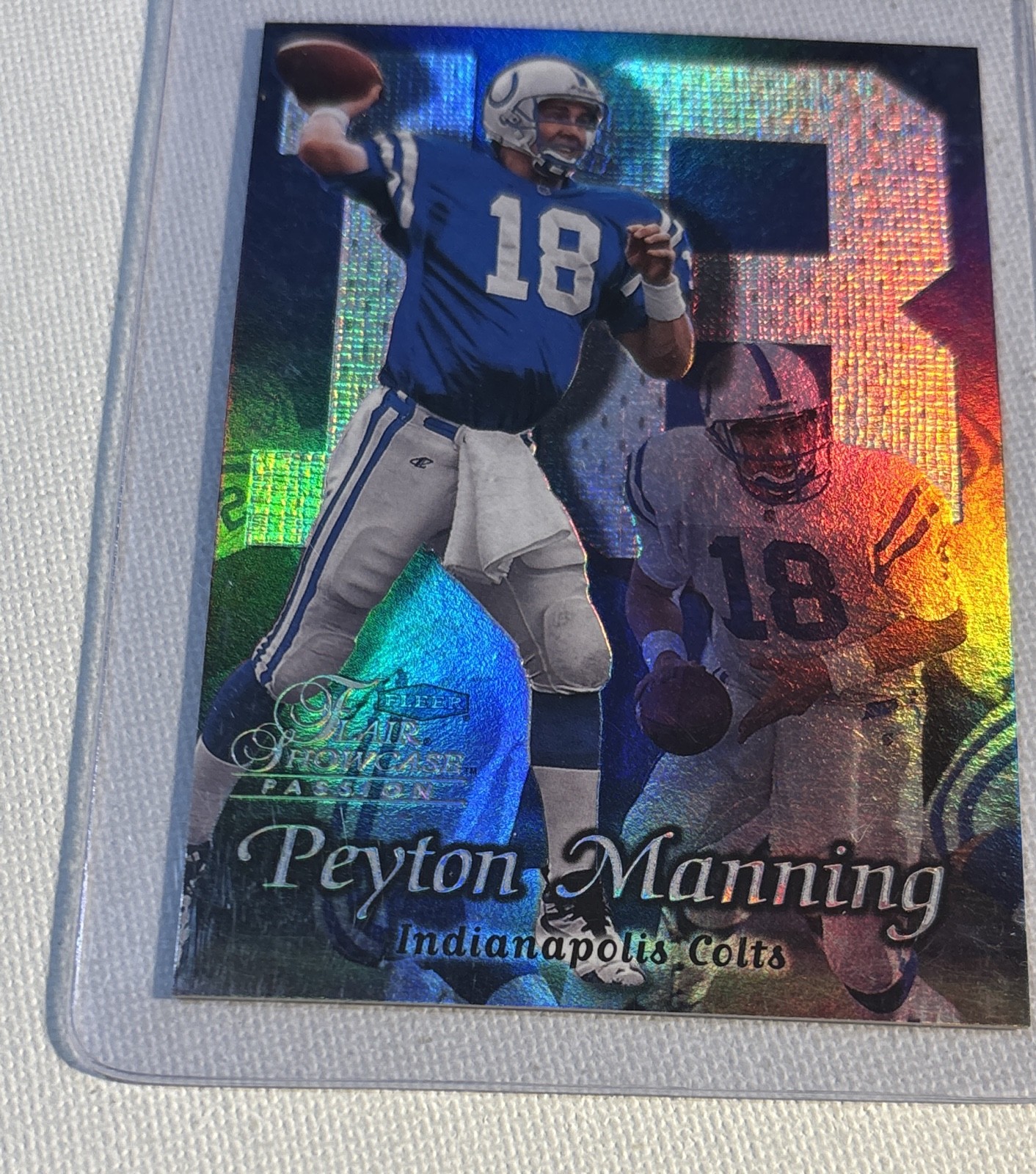 1999 Flair Showcase - Peyton Manning #70 1999 Flair Showcase - Peyton Manning #70