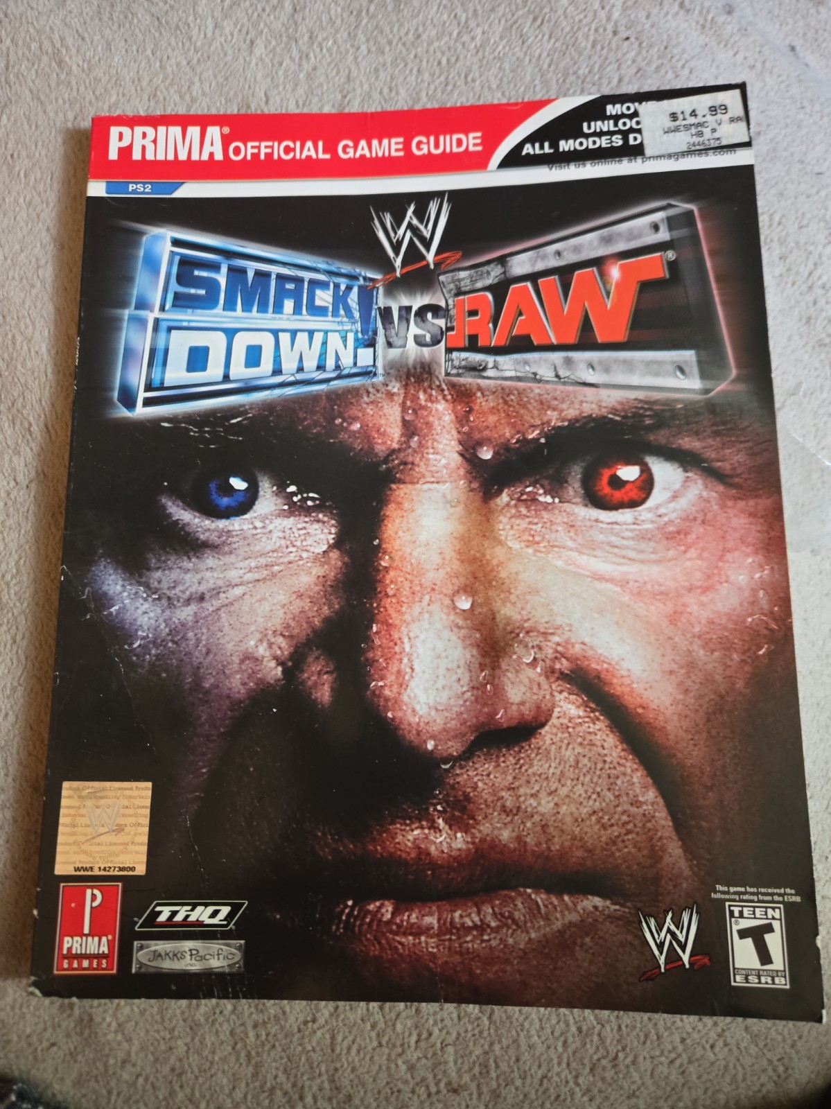 WWE Smackdown Vs Raw: Official Game Strategy Guide used WWE Smackdown Vs Raw: Official Game Strategy Guide used