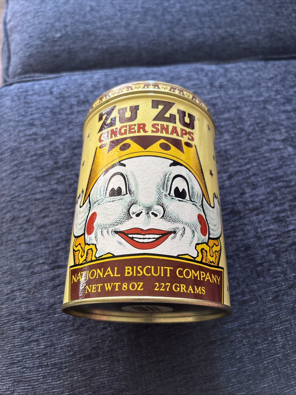 Zuzu Ginger Snap Metal Tin 1982 National Biscuit Company Nabisco VTG Clown Mint Zuzu Ginger Snap Metal Tin 1982 National Biscuit Company Nabisco VTG Clown Mint