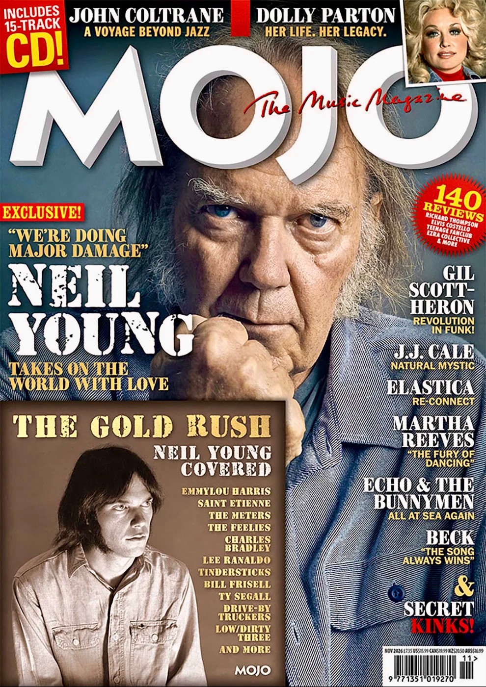 NEIL YOUNG - DOLLY PARTON - MOJO UK MAGAZINE - NOVEMBER 2026 NEIL YOUNG - DOLLY PARTON - MOJO UK MAGAZINE - NOVEMBER 2026