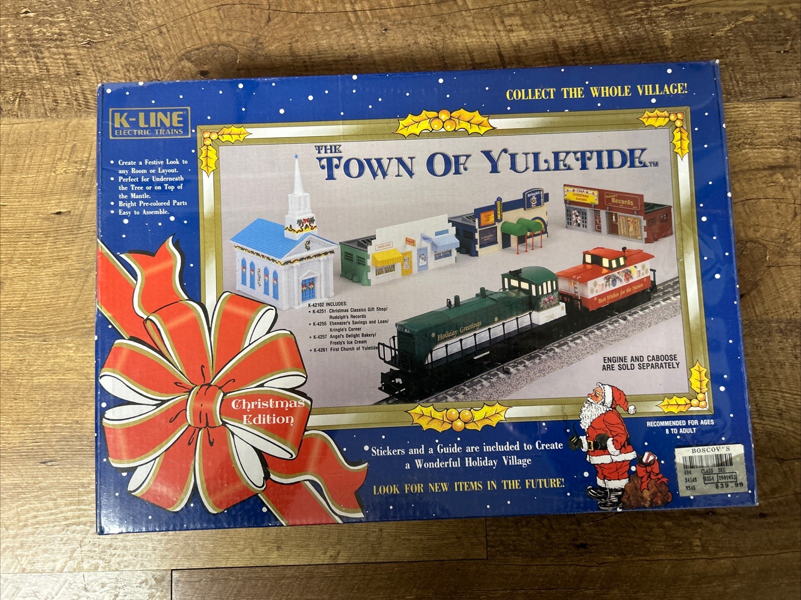 VTG 1994K-Line Town of Yuletide Christmas Edition Village New Open Box K-42102 VTG 1994K-Line Town of Yuletide Christmas Edition Village New Open Box K-42102