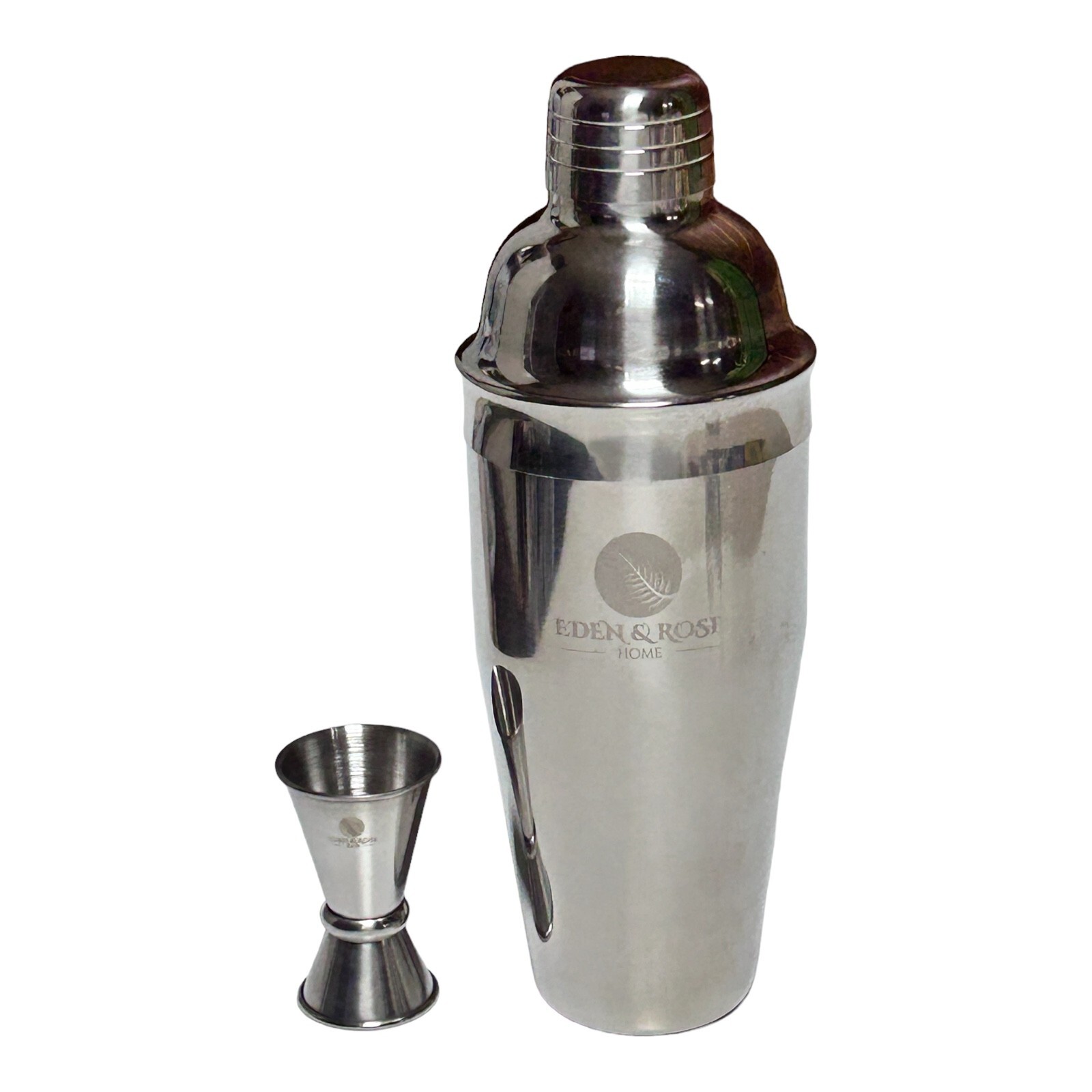 Martini Cocktail Shaker 24 oz. Drink Shaker Mixer with Measuring 1 oz Jigger Martini Cocktail Shaker 24 oz. Drink Shaker Mixer with Measuring 1 oz Jigger