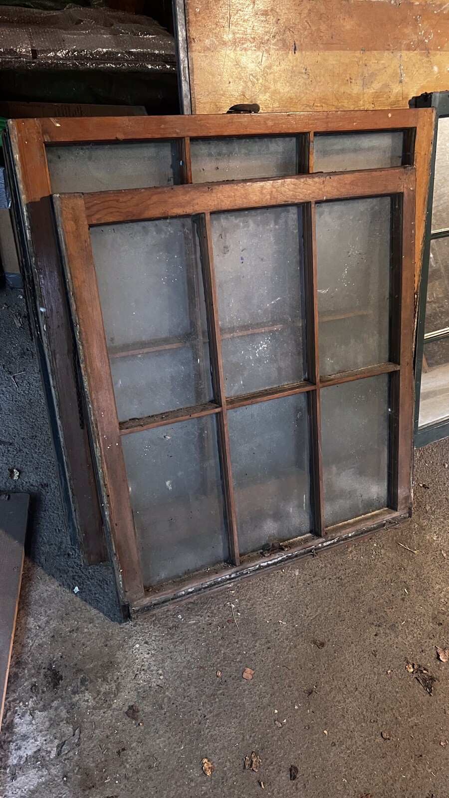 PICKUP~20 Antique Window Sash. Original 1923 Glass From NYC Apt.  My Apt.