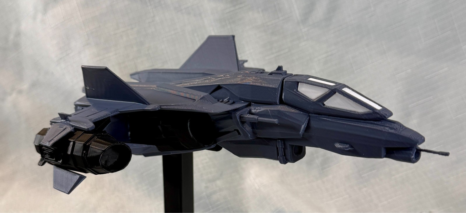 Halo UNSC Saber Multicolor 3D Printed Model 9.5 Inch Stand Included Halo UNSC Saber Multicolor 3D Printed Model 9.5 Inch Stand Included