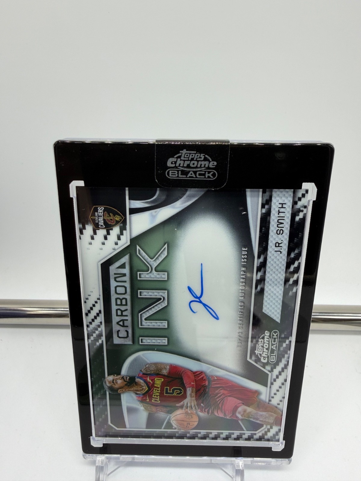 2025-26 Topps Chrome Black Carbon Ink JR Smith AUTO 2025-26 Topps Chrome Black Carbon Ink JR Smith AUTO