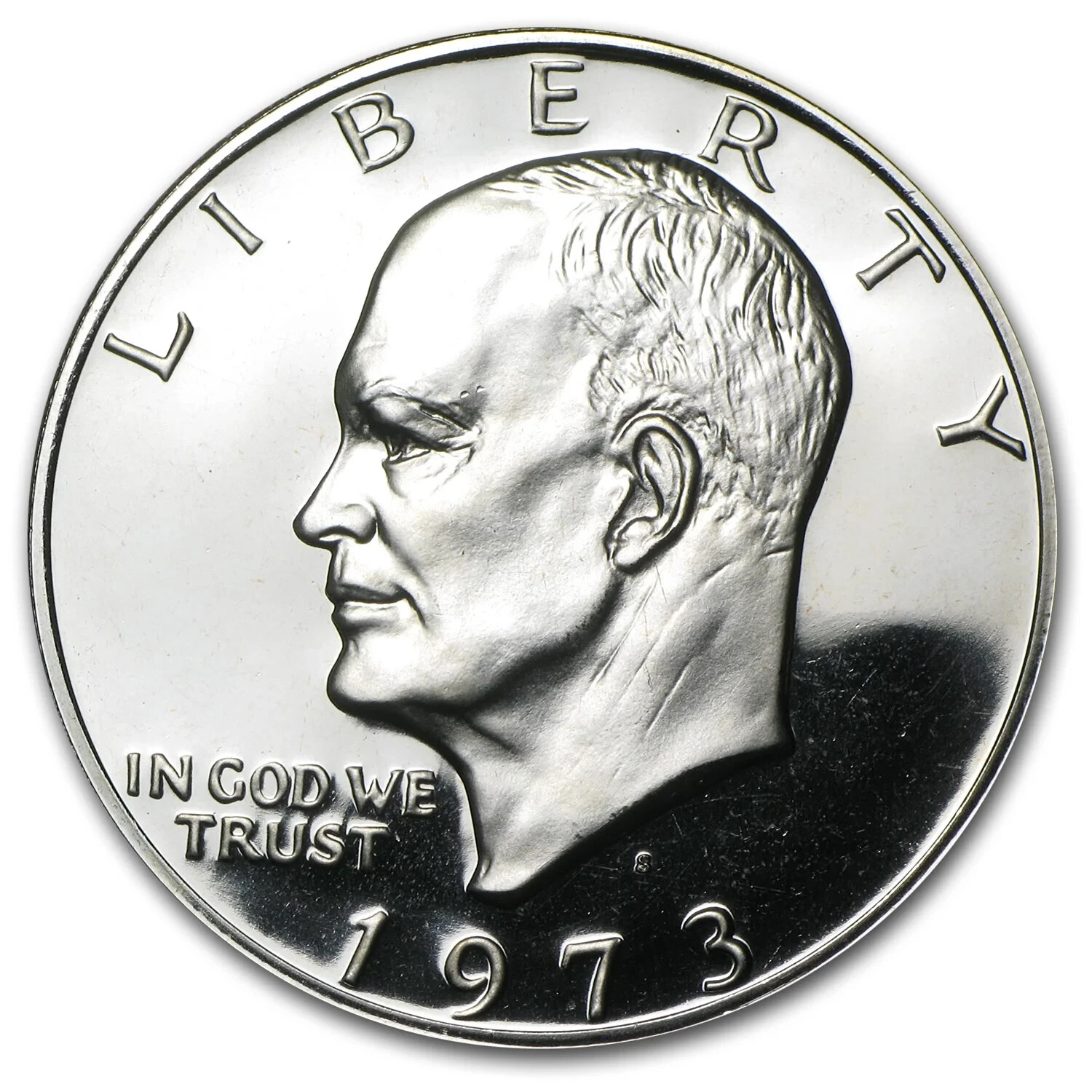 1973-S Eisenhower Silver Dollar Choice/Gem Proof 1973-S Eisenhower Silver Dollar Choice/Gem Proof