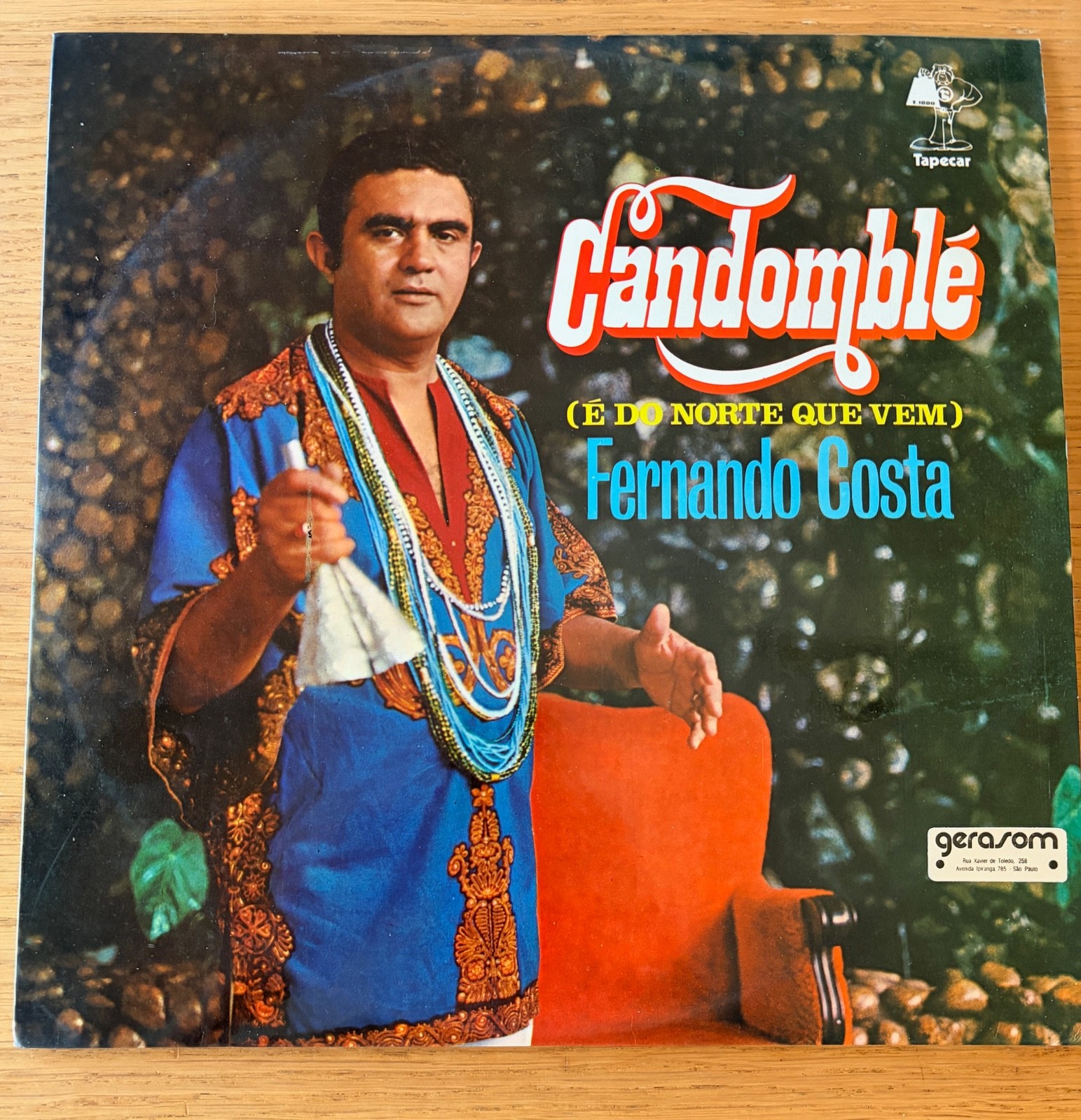 FERNANDO COSTA Candomblé É Do Norte Que Vem 1974 BRAZIL LP TAPECAR LP-TC-44 RARE