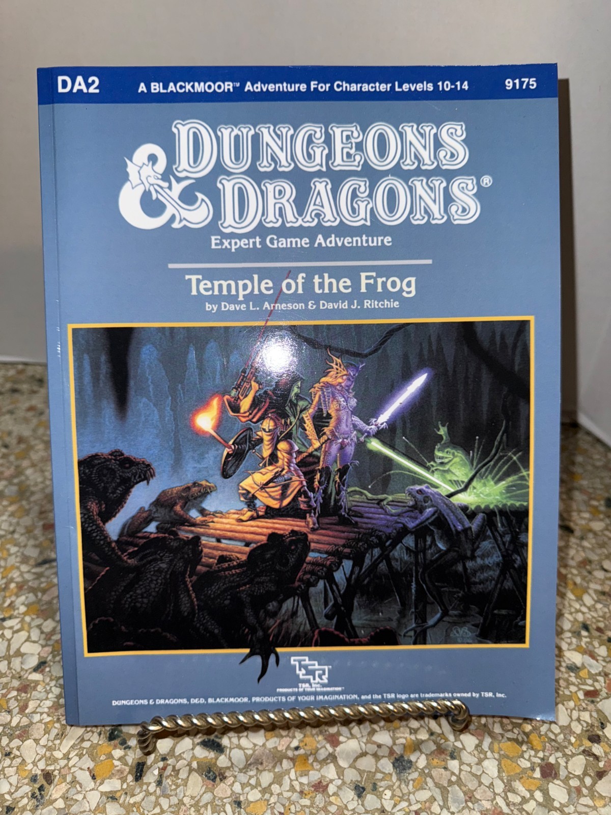 Dungeons and Dragons 1986 DA2 Temple of the Frog Adventure TSR 9175 *Reprint