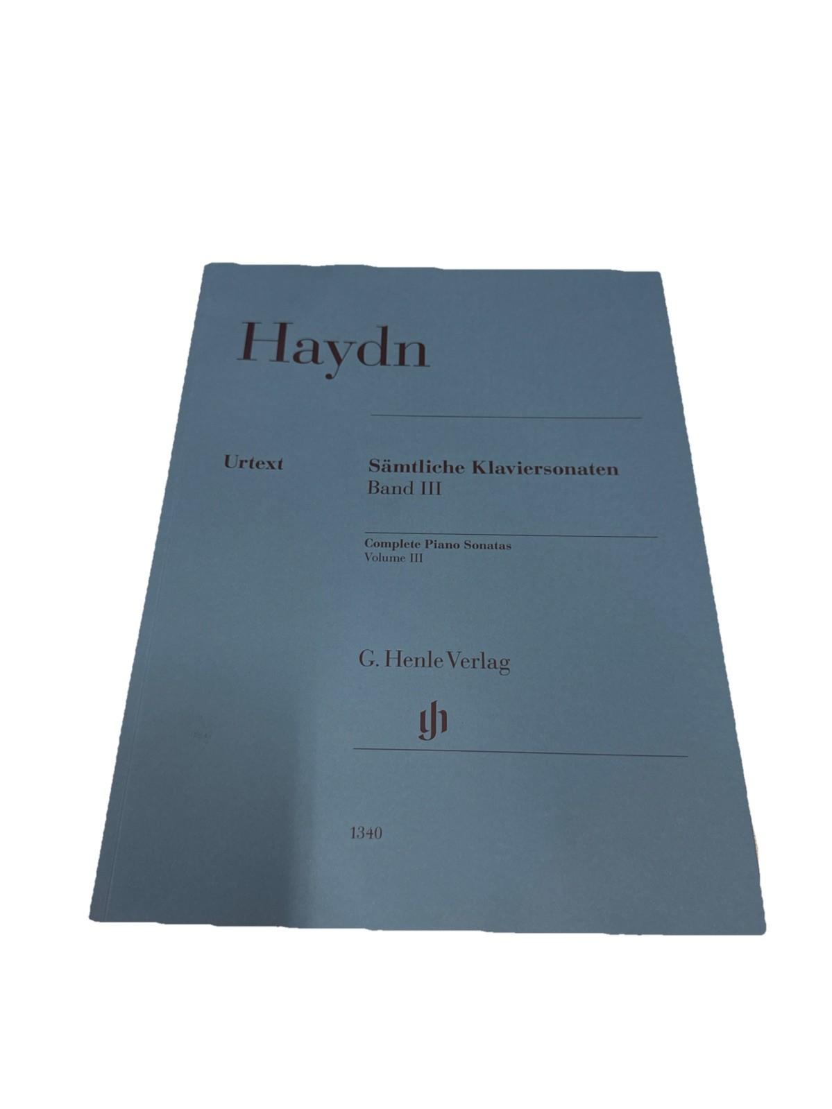 Haydn Complete Piano Sonatas Volume III Revised Edition for - 051481340 Haydn Complete Piano Sonatas Volume III Revised Edition for - 051481340