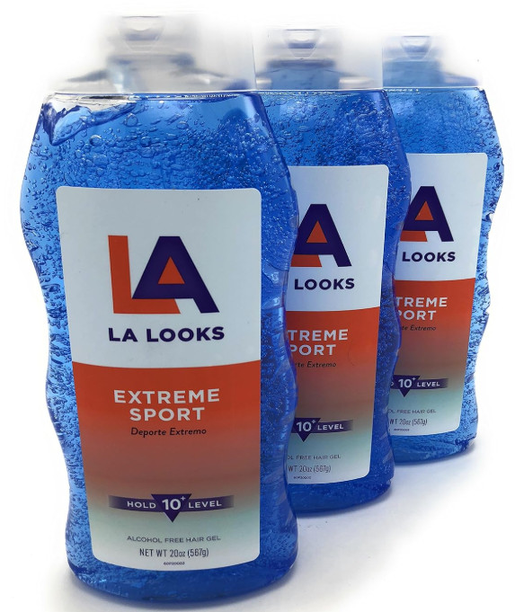 L.A. LOOKS SPORT XTRME HLD GEL 20 OZ (Pack of 3) 1.25 Pound