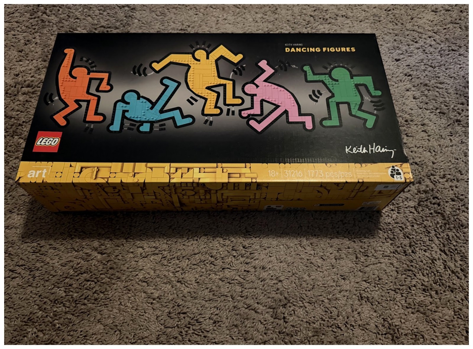 LEGO Art 31216 Keith Haring Dancing Figures 1773pc NEW SEALED