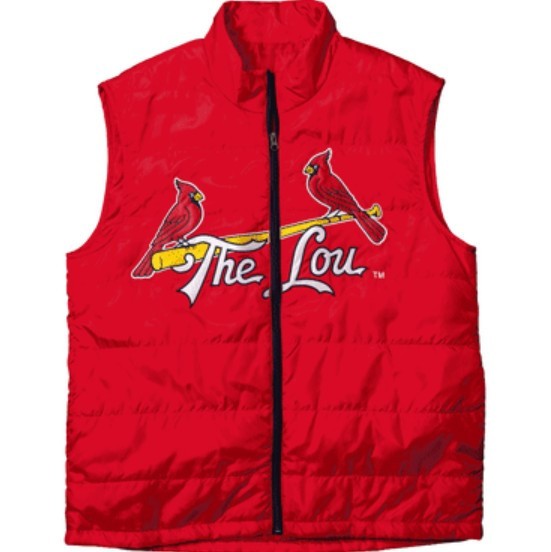 St Louis Cardinals Lightweight Vest (The Lou Jacket) - SGA 9/20/26 - Red XL NIB