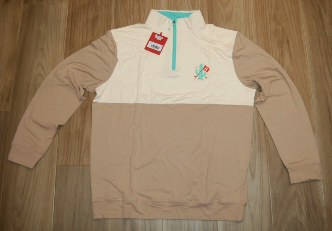 RSVLTS Breakfast Balls Zona Zip 1/4 Quarter Performance Golf Shirt Men’s Large
