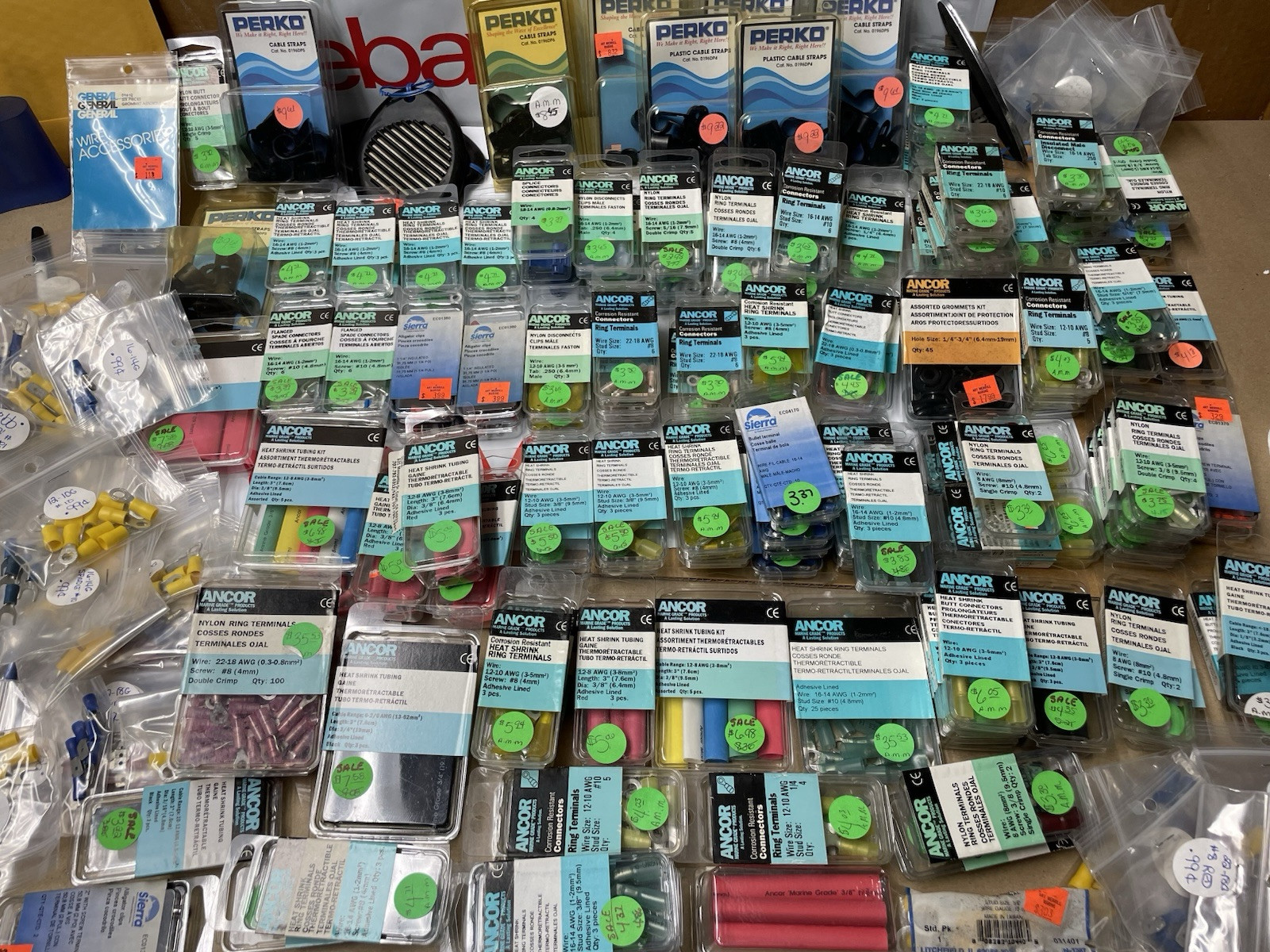 HUGE 1000+ PC BOATING LOT Rings Shrinks Connects Kits Straps Etc 200+ Packs -O13 HUGE 1000+ PC BOATING LOT Rings Shrinks Connects Kits Straps Etc 200+ Packs -O13