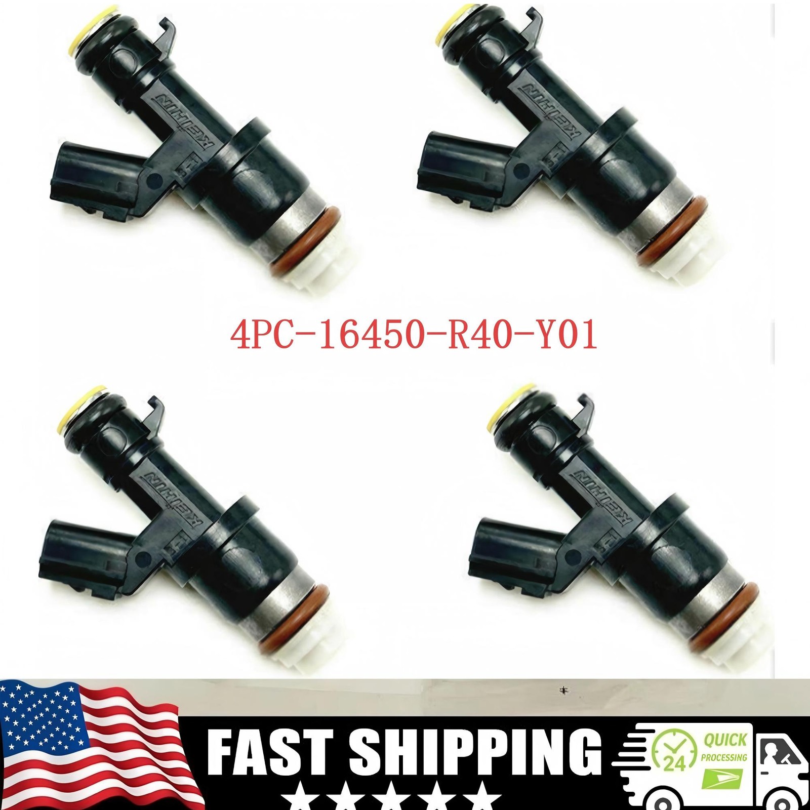 Fits Accord CR-V TSX 2.4L Genuine OEM 16450R40Y01 Fuel Injector 2008-2012 