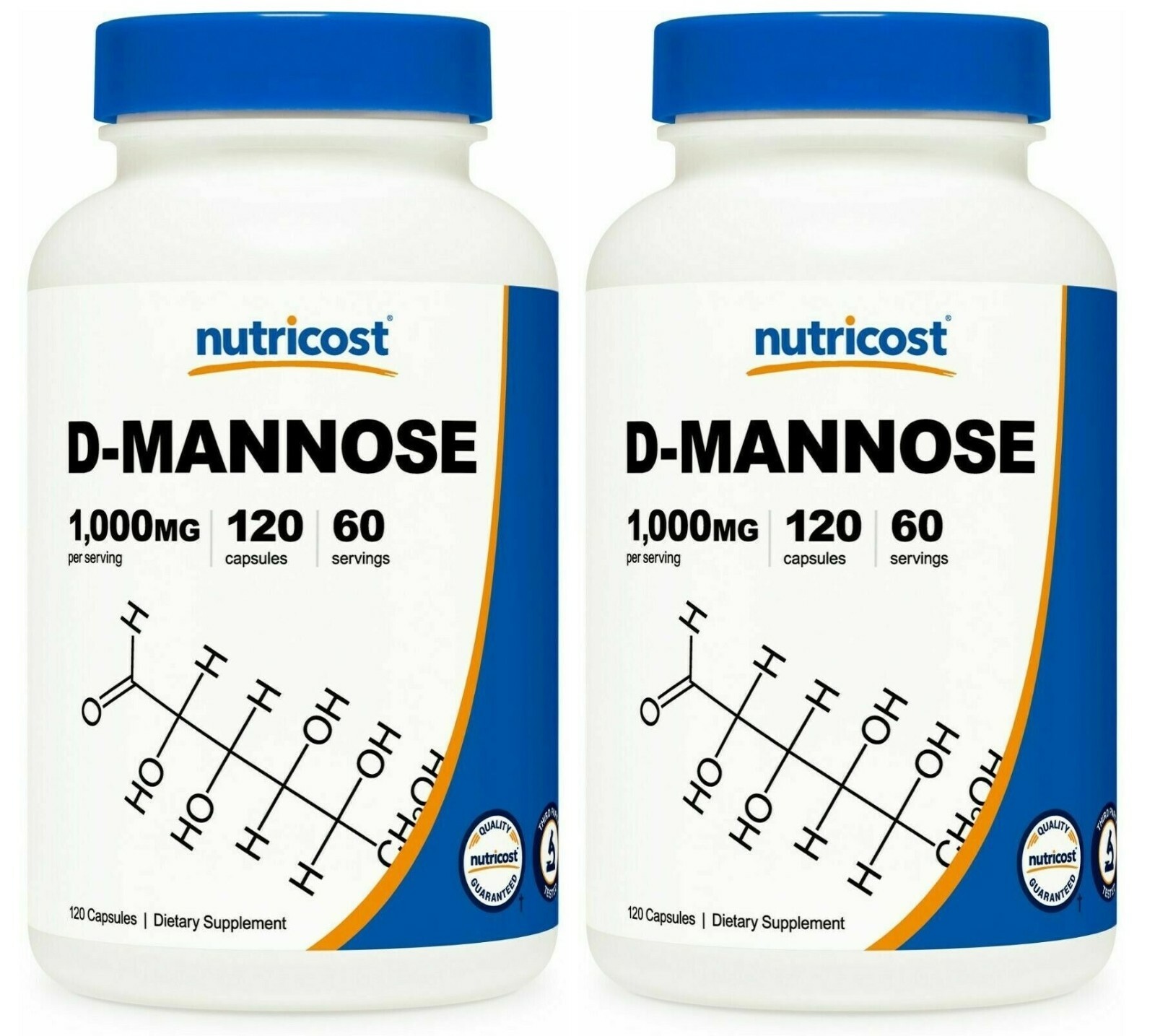 D-Mannose 1000mg Per Capsule, 2X120 Caps Nutricost D-mannose 1500mg per 3 Caps D-Mannose 1000mg Per Capsule, 2X120 Caps Nutricost D-mannose 1500mg per 3 Caps