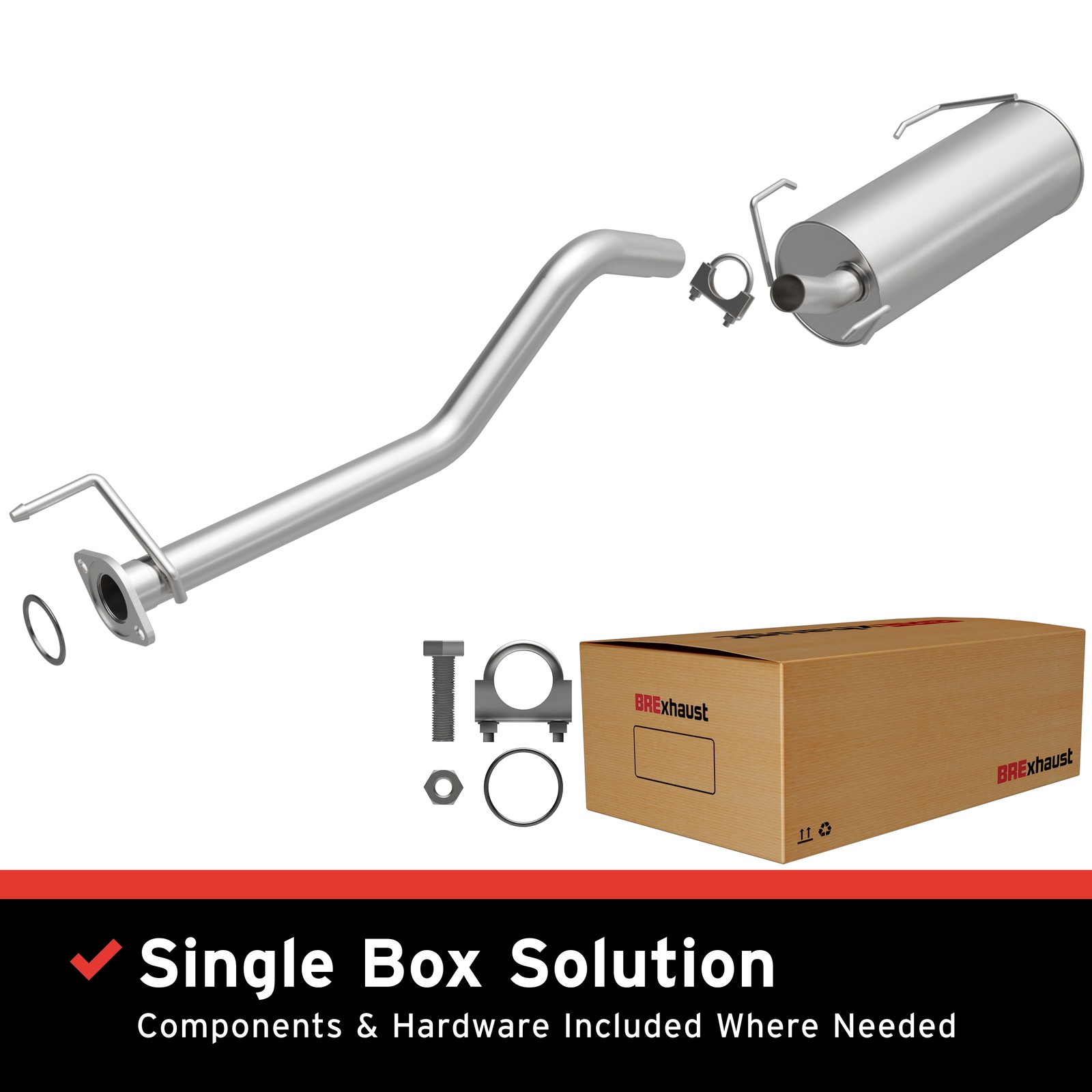 OE Replacement Exhaust System Kit For 1991-1995 Toyota Previa