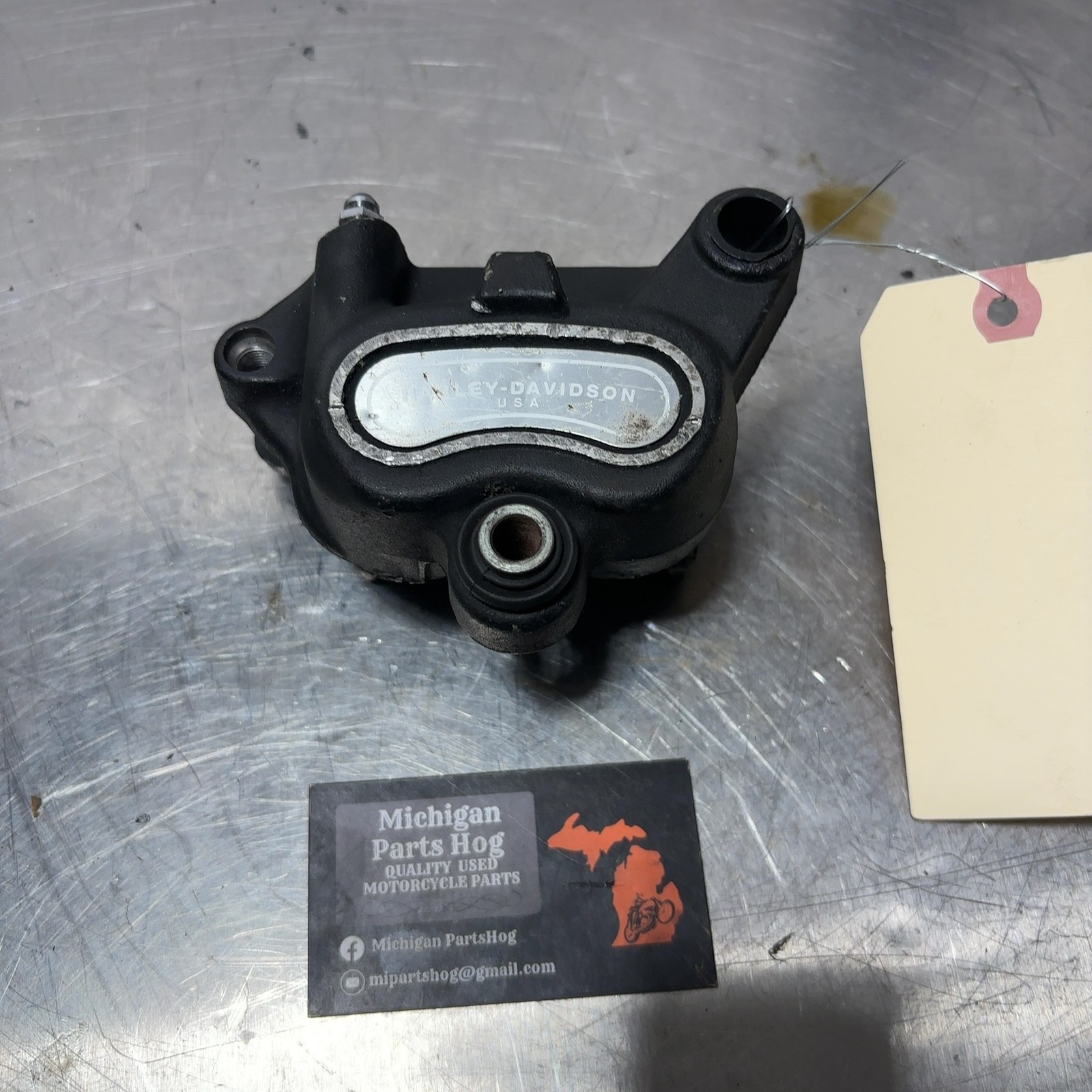 #2 08-16 Harley Dyna Softail OEM Rear Brake Caliper FOR REBUILD
