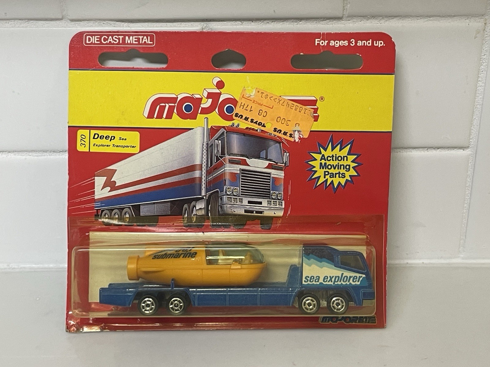 Vintage Majorette Deep Sea Explorer Transporter Die Cast Truck #370 MOC Sealed Vintage Majorette Deep Sea Explorer Transporter Die Cast Truck #370 MOC Sealed