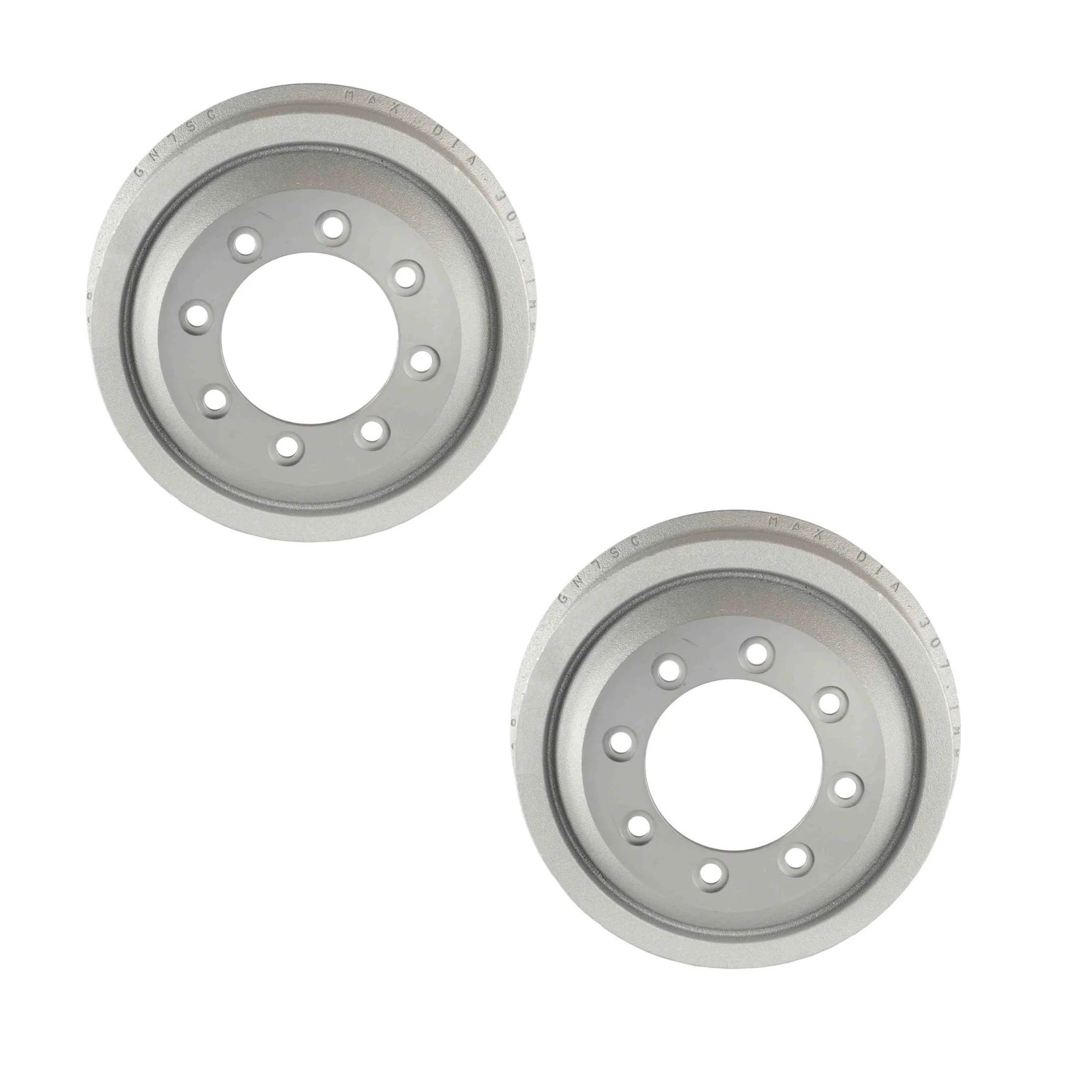 Set of 2 Motorcraft Rear Brake Drum BRRC120 for Ford F-250, F-350