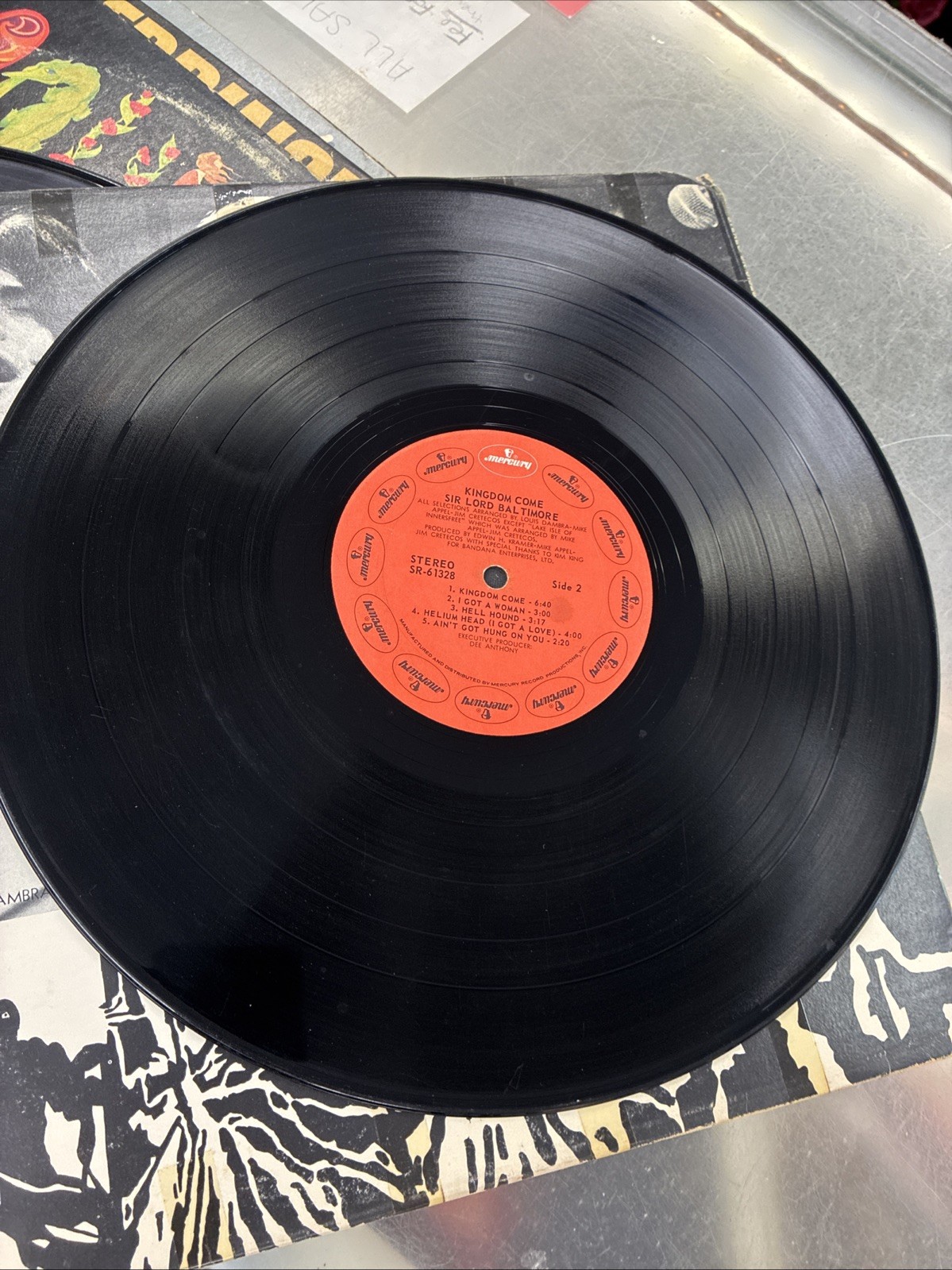 Sir Lord Baltimore - Kingdom Come - Sterling PR Pressing LP 1970 Mercury Sir Lord Baltimore - Kingdom Come - Sterling PR Pressing LP 1970 Mercury
