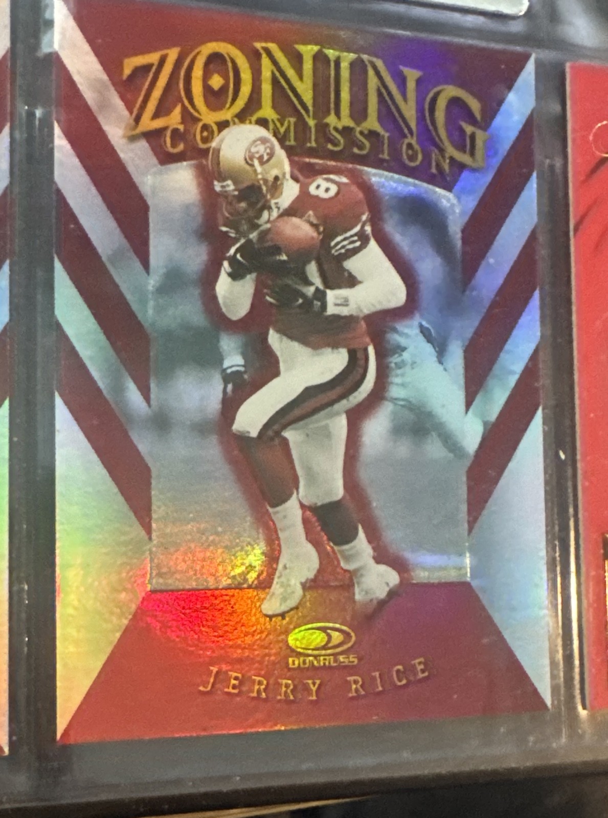 1997 Donruss - Zoning Commission Jerry Rice #2 /5000 1997 Donruss - Zoning Commission Jerry Rice #2 /5000