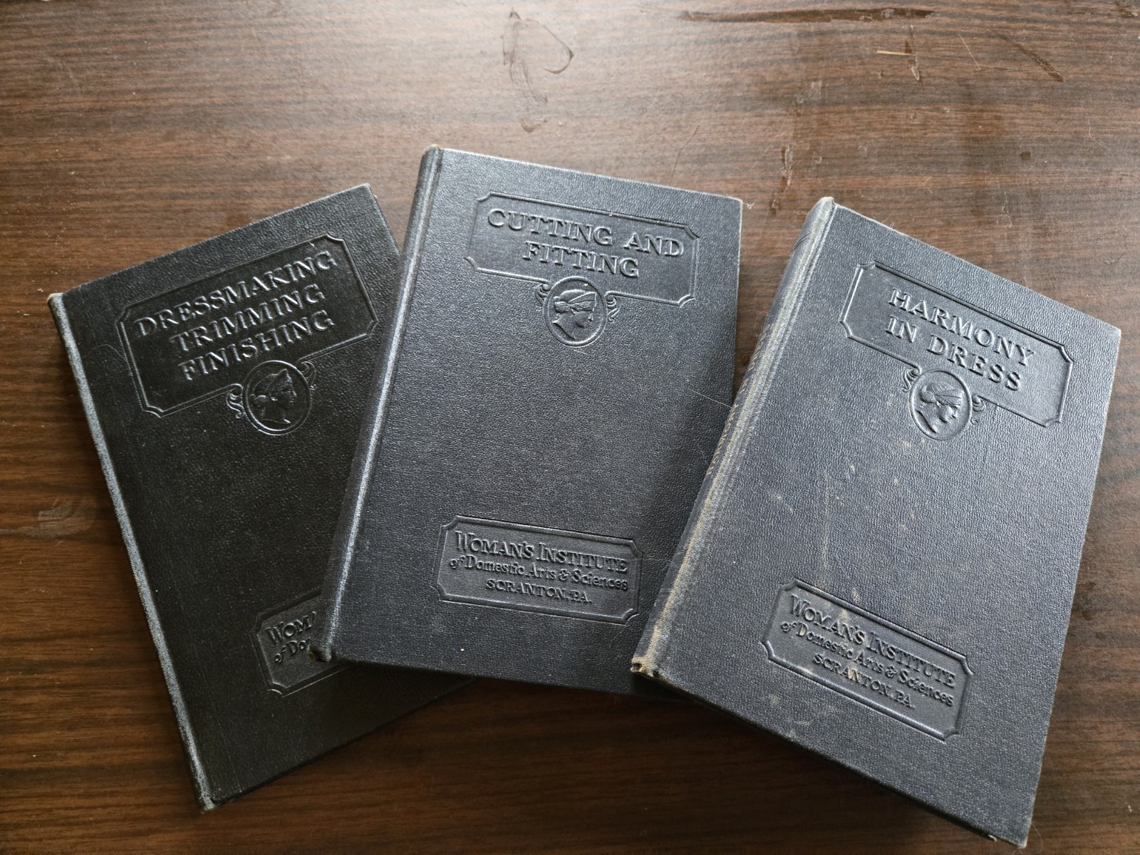 1940s Woman\'s Institute Dressmaking Tailoring Sewing Course Books 3 Vol Set 1940s Woman\'s Institute Dressmaking Tailoring Sewing Course Books 3 Vol Set