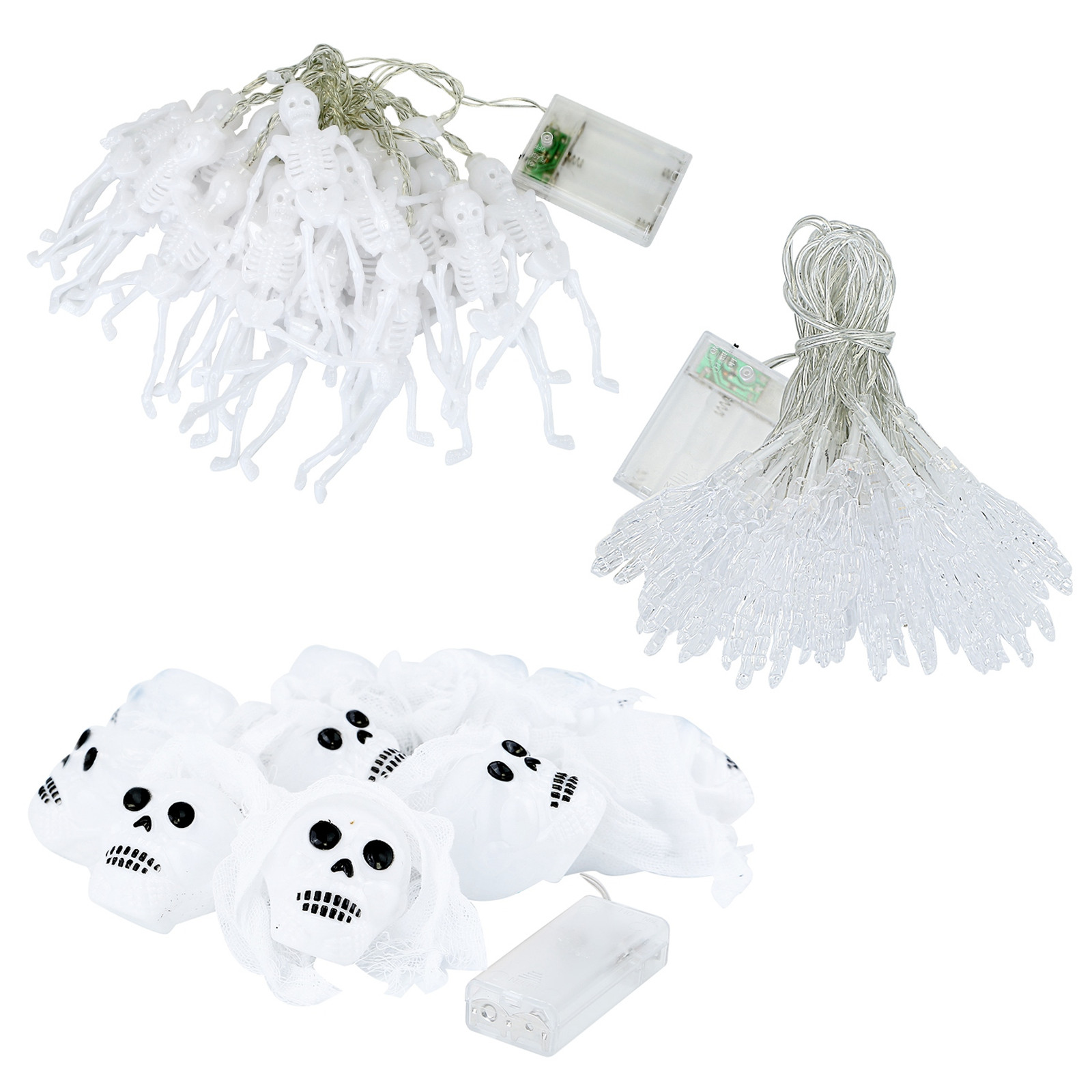3Pcs Halloween Light Decorations Total 50 LEDs 3Pcs Halloween Light Decorations Total 50 LEDs